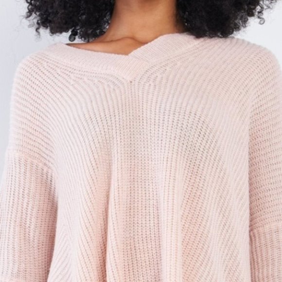 SOFIA GIRL Soft Pink Oversized Sweater - Picture 4 of 4